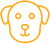 icône de chiot page d'accueil